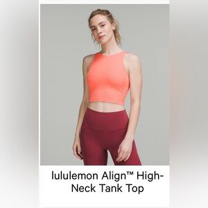 Lululemon Align High Neck Tank Top